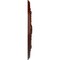 Ekena Millwork Flower Ceiling Medallion (Fits Canopies up to 3 7/8"), Hnd-Painted Brushed Mahogany, 27"OD x 1 1/8"P CM27FLBMF - alternate 3